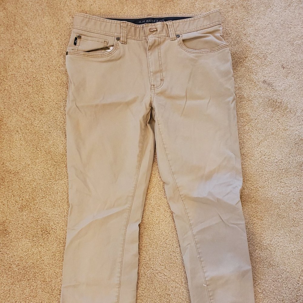 G.H. Bass and Co. Chino Cut Khaki Pants